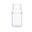 Carafă de sticlă cu un pahar de 2 buc 1
