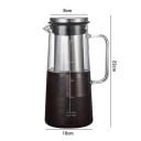 Carafă din sticlă 1,0 l cu filtru detașabil Carafă elegantă pentru apă, ceai și băuturi de casă pentru utilizare zilnică și festivă 2
