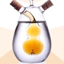 Caraffa di vetro per olio e aceto 2