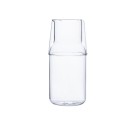 Caraffa in vetro con bicchiere 2 pz 2