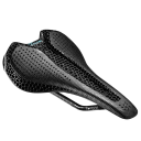 Carbon-Fahrradsattel, 3D-gedruckt, 24,5 x 14,3 cm, ultraleichter Sattel für Rennräder, Mountainbikes und Gravelbikes, Unisex-Fahrradzubehör 2