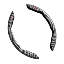 Carbon Fibre Non-Slip Steering Wheel Cover Car Interior Protective Cover Vehicle Decoration Modern Style Steering Wheel Accessory 5