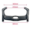 Carbon Road Handlebars 385 mm Width 365 mm Top Grip 255 mm Bottom Grip Carbon Black for Road Cycling 5