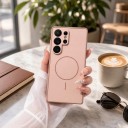 Carcasa pentru Samsung Galaxy S24 FE cu suport pentru încărcare magnetică și protecție pentru cameră din policarbonat și TPU Carcasă 3