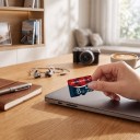 Card de memorie Microdrive microSD 8 GB Class 10 UHS-I U1 Roșie și albastră închisă pentru mobil și tabletă, pentru cameră și aparat foto 3