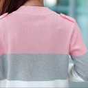 Cardigan a righe da donna G312 2