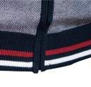 Cardigan bărbațesc cu mânecă lungă Pulover din bumbac cu elastan cu fermoar Pulover modern pentru muncă și timp liber Diverse culori 6