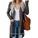 Cardigan da donna con tasche e bottoni 5