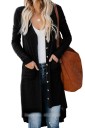 Cardigan da donna con tasche e bottoni 2