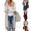 Cardigan da donna con tasche e bottoni 1