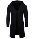 Cardigan de lux pentru bărbați cu glugă J1379 8