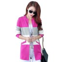Cárdigan de rayas para mujer G312 6