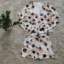 Cardigan e calções femininos 1