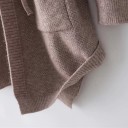 Cardigan feminino com bolsos 5