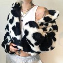 Cardigan femme en fausse fourrure P1664 5