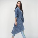 Cardigan in denim da donna P2206 3