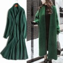 Cardigan long et pelucheux pour femmes 1