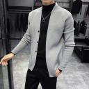 Cardigan masculino com botões F238 4