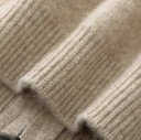 Cárdigan masculino com fecho de correr em lã de manga longa Suéter de malha lisa com decote em O Moda de inverno elegante Suéter 11