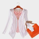 Cardigan pour femmes avec broderie de fleurs 1