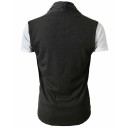 Cardigan pour homme à manches courtes F1119 2