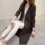 Cardigan tricotat pentru femei cu buzunare A2052 9