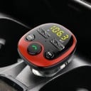 Cargador de coche con transmisor FM y Bluetooth 5.0 Manos libres Dos puertos USB Potencia 15 W Corriente 3,1 A Slot para tarjeta Micro SD Soporte 2