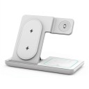 Cargador inalámbrico plegable 3 en 1 para iPhone, Apple Watch y AirPods, carga rápida de 30 W con luz nocturna y ventilador de refrigeración 5