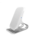 Cargador inalámbrico Qi 10 W con soporte para teléfonos móviles Superficie de carga inclinada Base de aleación de aluminio Luz indicadora 1