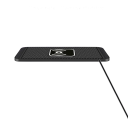 Cargador rápido inalámbrico para coche de 15 W con almohadilla de silicona y soporte, cable USB A + cargador de encendedor de cigarrillos USB C y USB 7