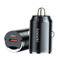 Cargador rápido para coche de 45 W con puerto USB C, cargador rápido para encendedor de cigarrillos, carga universal de teléfono en el coche, salida USB-C 2