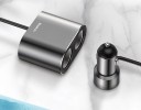 Caricabatterie da auto Dual USB con doppia presa accendisigari 3
