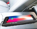 Caricabatterie wireless per auto Qi 10 W per telefoni con ricarica wireless Tappetino in silicone con bordo rialzato 17,5 x 9,3 x 1,4 cm 2