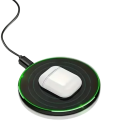 Caricabatterie wireless rapido 30W con indicatore LED e cavo da 1m Tipo C in confezione caricamento rapido stabile compatibile con più marche 4