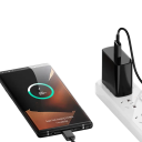 Caricatore rapido 45W PD con cavo USB C duale 1 m spina EU super caricamento rapido 5A adattatore da rete per la ricarica di smartphone e tablet 3