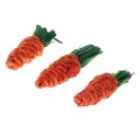 Carotte en rotin pour rongeurs 3 pcs 3