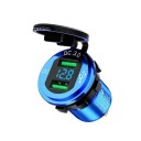 Carregador de carro Dual USB com tampa K807 4