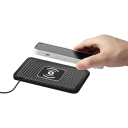 Carregador rápido sem fios para carro 15W com base de silicone e suporte carregador rápido com cabo USB C compatível com carregamento QC 6