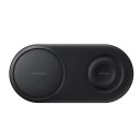 Carregador sem fios 2 em 1 para telefone e relógio inteligente Samsung Watch Base de carregamento dupla Alimentação através de USB-C Cabo 4