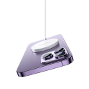 Carregador sem fios magnético rápido 20W com cabo USB C carregador portátil PD 12V 2A carregamento sem fios rápido para dispositivos 4