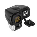 Carregador USB digital para motocicleta 4