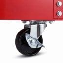 Carrello porta attrezzi a 3 piani Capacità 100 kg Dimensioni 74 x 66 x 35,5 cm Struttura metallica con ruote e maniglia Per officina, garage 12