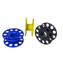 Carretel de dedo para mergulho 8 x 3,5 cm Carretel de corda de mergulho para SMB e bóias de sinalização Sistema de enrolamento de mergulho compacto 3