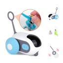 Carro interativo para gatos e cães com controlo remoto 2 modos com movimento automático Olho para brinquedos Brinquedo de caça de treino 1