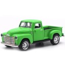 Carro retro com caixa aberta para crianças Modelo de metal de veículo utilitário com grelha prateada e para-choques Dimensões 12,5 x 5 x 3,5 5