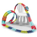 Carros LED de corrida automáticos com pista 92pcs 5