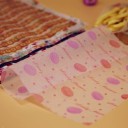 Carta da imballaggio alimentare cerata con motivo per snack e dolci Base per piatti fritti Dimensioni 21,5 x 25 cm Confezione 50 pz 11