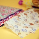 Carta da imballaggio alimentare cerata con motivo per snack e dolci Base per piatti fritti Dimensioni 21,5 x 25 cm Confezione 50 pz 1