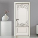 Carta da parati adesiva per porte con ornamento 4