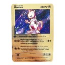 Cartão de colecionador metálico Pokémon – 1 unidade de carta lendária 20